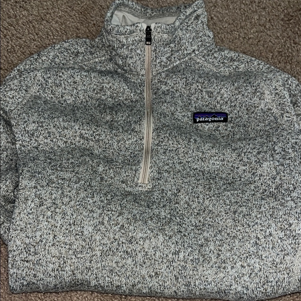 Patagonia Gray Quarter-Zip Pullover